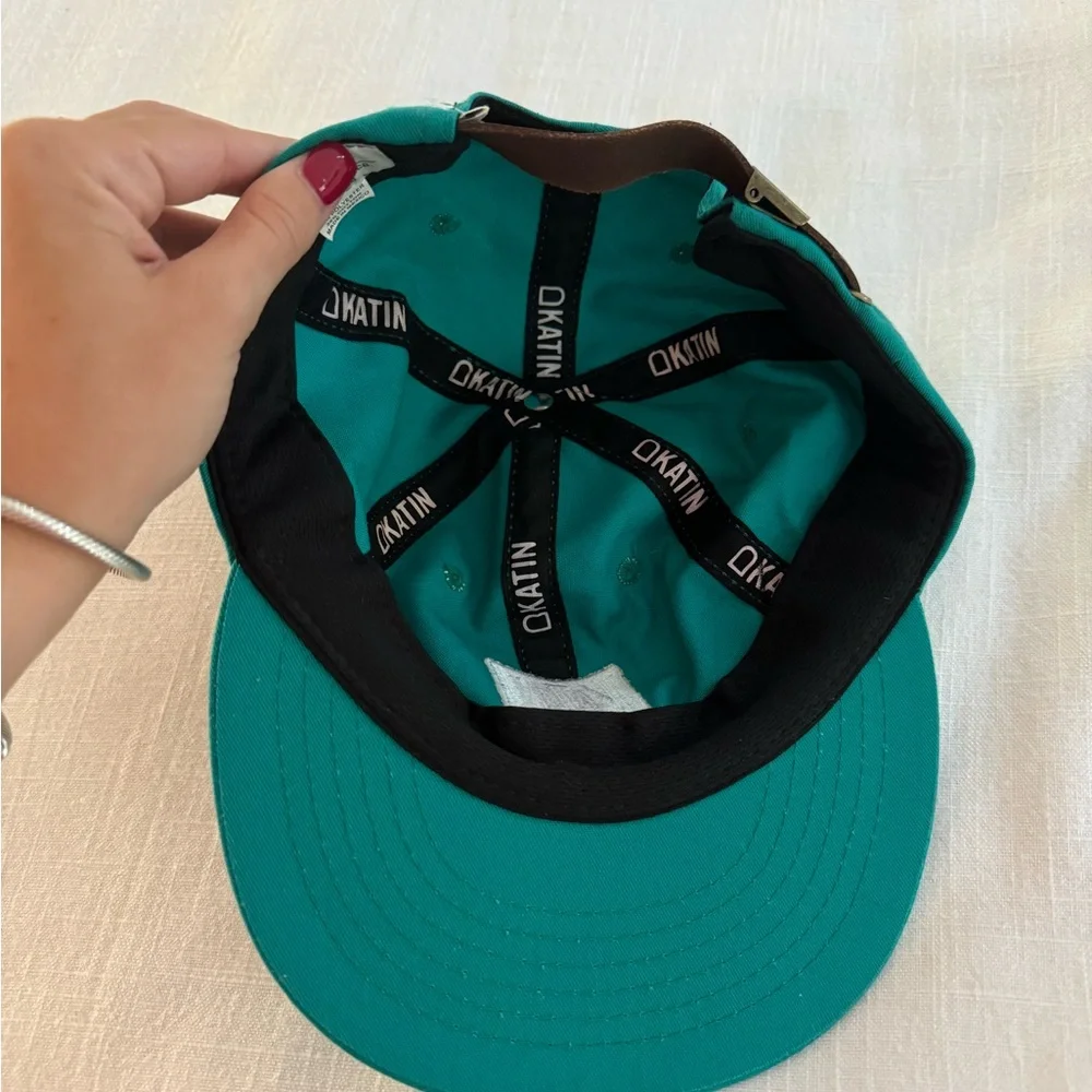 Katin Teal Green Cotton 6-Panel Cap